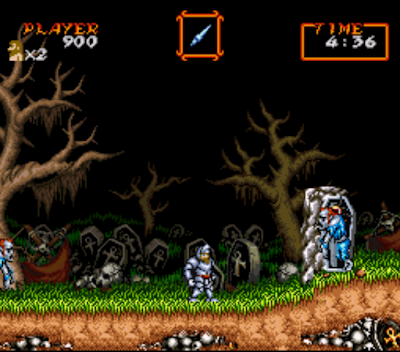 【SFC】超魔界村(Super Ghouls'n Ghosts)原版+無敵無限跳Hack版+金手指！