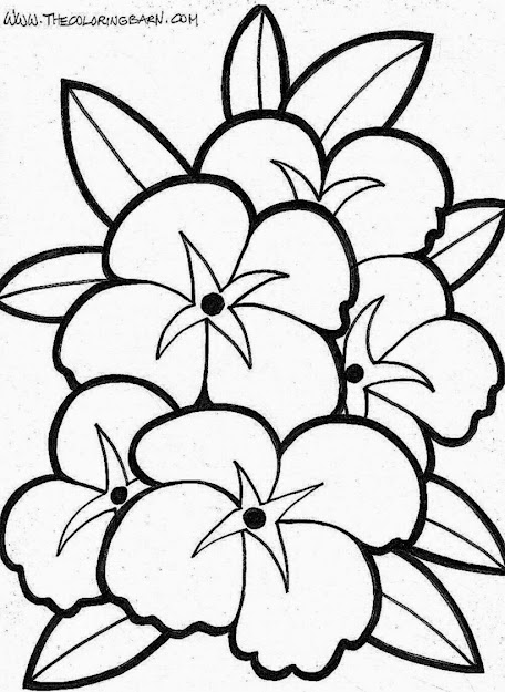 Coloring Pages Flowers With Coloring Pages Flowers Butterflies