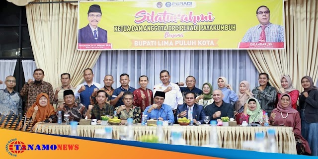 Bupati  Safaruddin Silaturrahmi dengan Peradi Payakumbuh