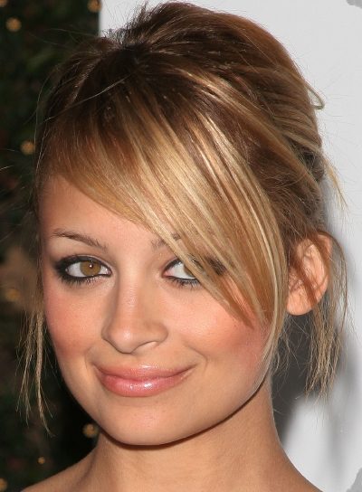 Hairstyles With Bangs Celebrity nicole richie side bangs