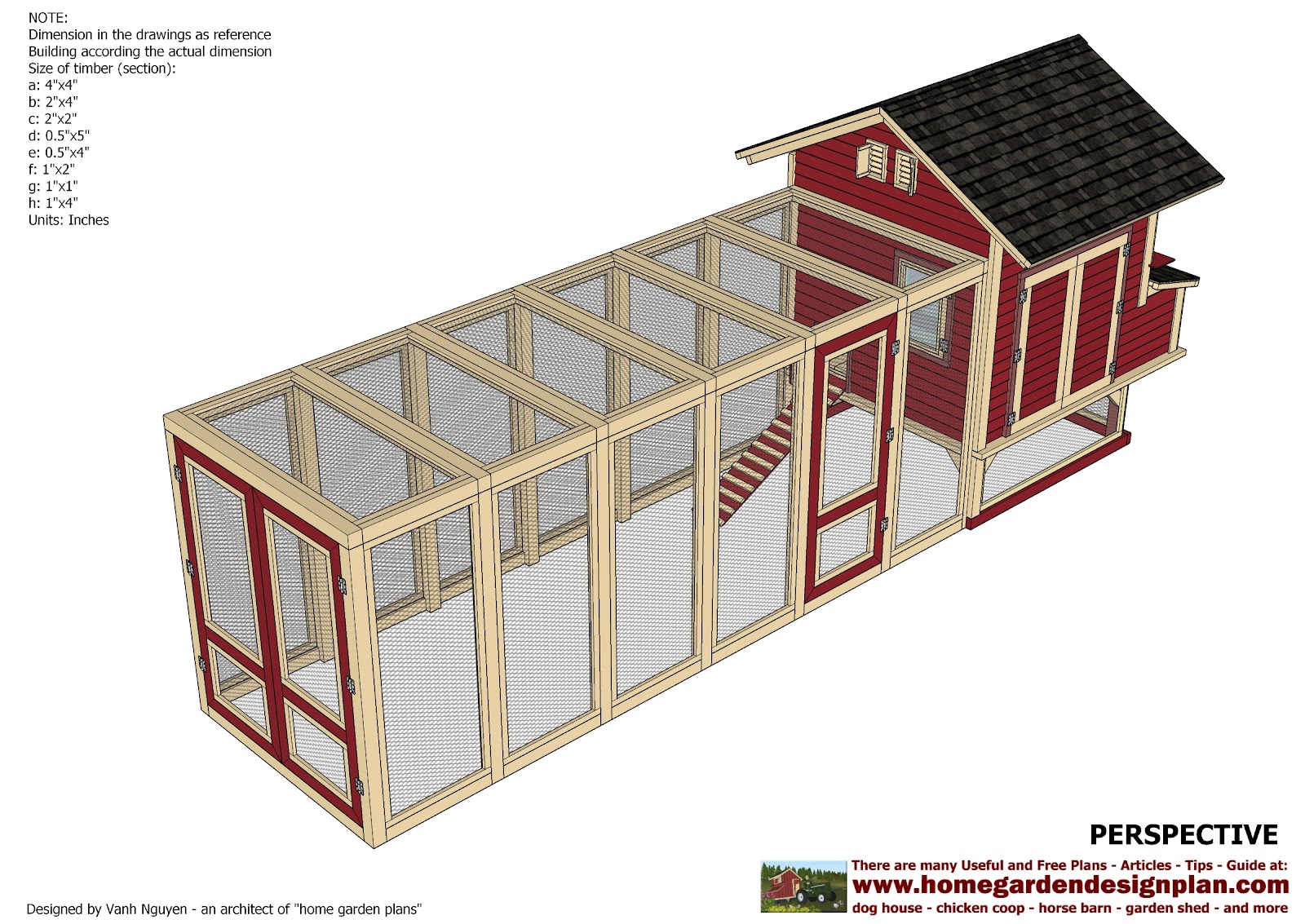 home garden plans: L102 - Chicken Coop Plans Construction ...