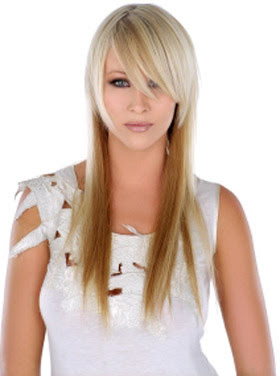 layered long hairstyle