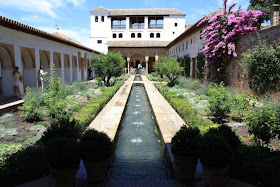 Acequia courtyard in Generalife Gardens
