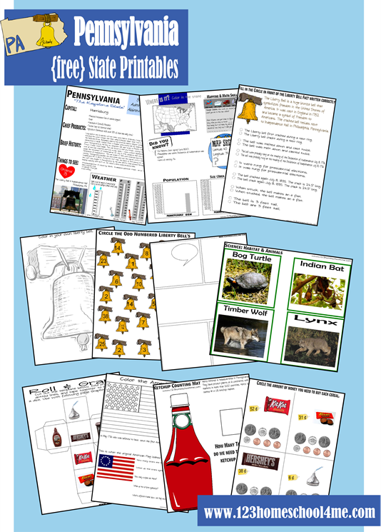 Pennsylvania worksheet