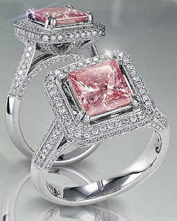 pink diamond engagement rings