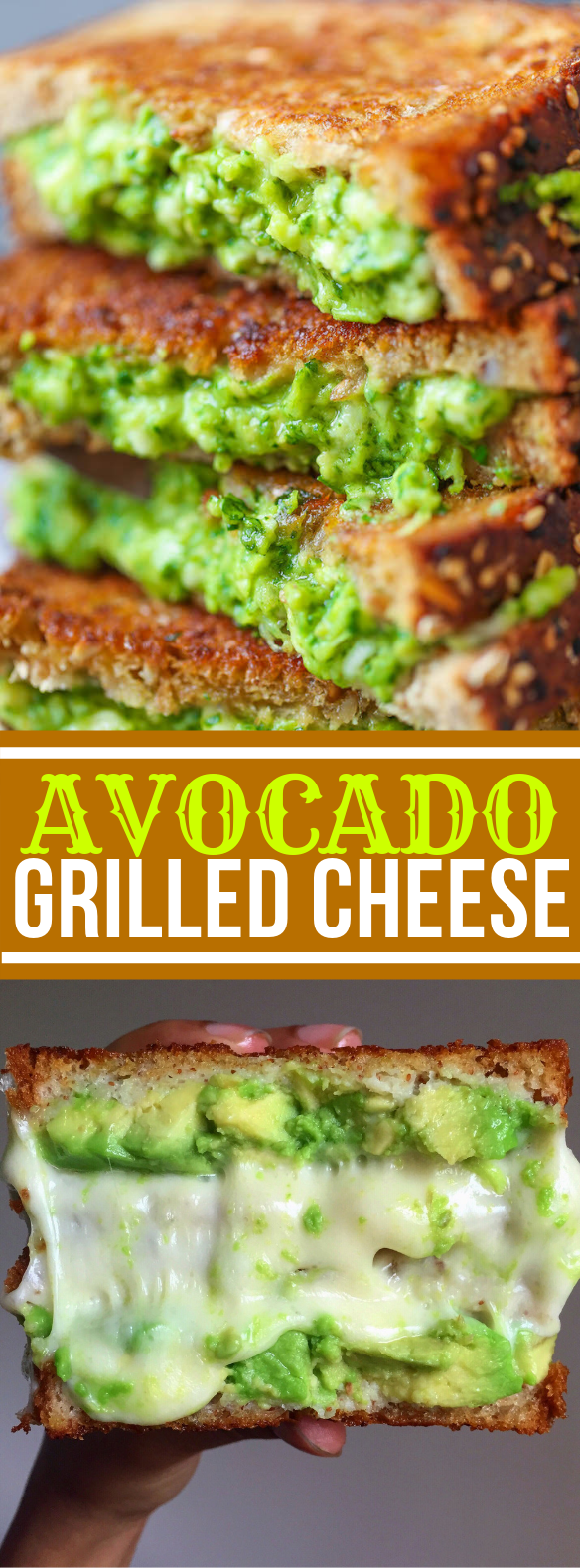 AVOCADO GRILLED CHEESE #vegetarian #breads