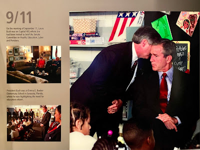 Bush is notified of the 9/11 attacks