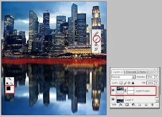 Membuat Efek Pantulan Bayangan di Air dengan Photoshop