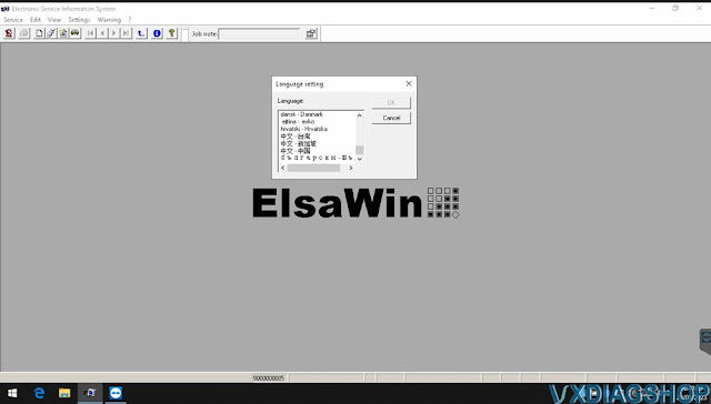 Change VXDIAG BMW ElsaWin 6.0 Language 5