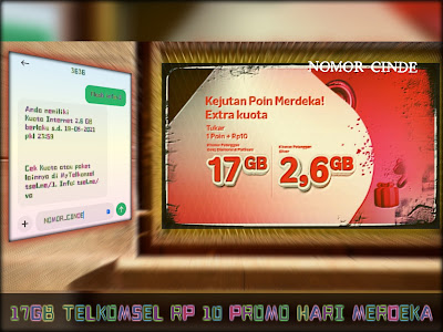 Cara Mendapatkan Paket Internet 17GB Telkomsel 2021