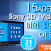 15 Sony 3D TV Kazanma Şansı