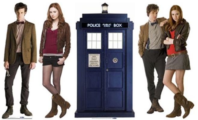 The wave consists of The Eleventh Doctor Amy Pond the new TARDIS and the