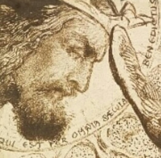 Dante Gabriel Rossetti, "Dantis amor" (detalle)