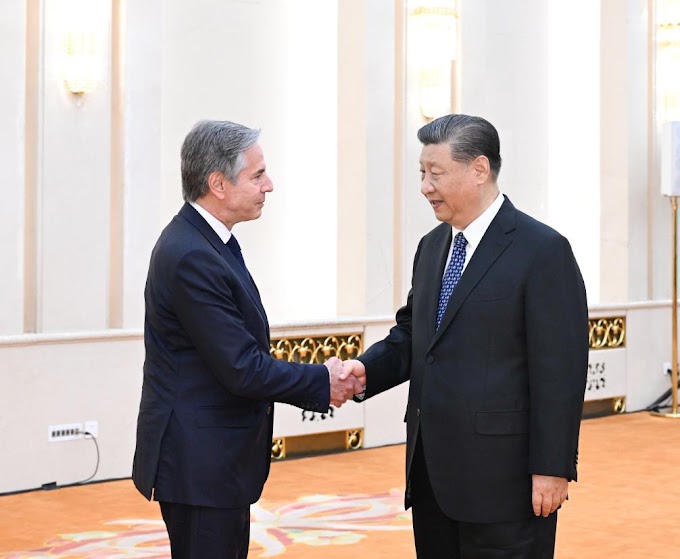 Xi Jinping se reunió con el secretario de Estado de Estados Unidos