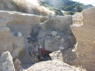 grieta camino Barranco de las Lenas María de Huerva