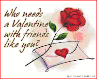 valentine card for friends