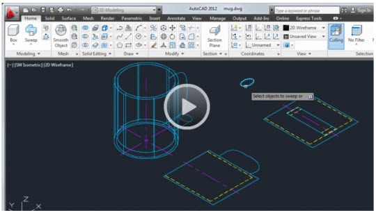 AutoCAD-2D-To-3D-Video