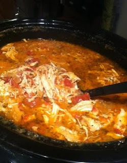 "Creamy" Crockpot Chicken and Tomato Soup