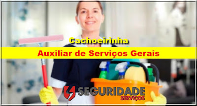 Seguridade Serviços abre vagas para Auxiliar de Serviços Gerais em Cachoeirinha