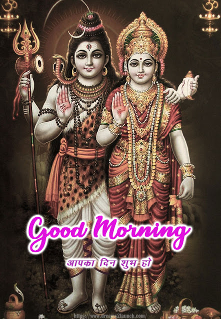 shiv parvati pic good morning