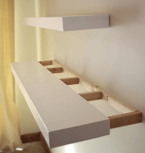 Ana White  Floating Shelves - DIY Projects