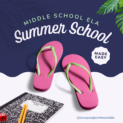 Press the Easy Button with this interactive and engaging plan for Middle School ELA Summer School!