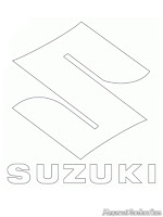 Suzuki Car Logo Coloring Pages