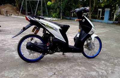 modifikasi motor beat standar 