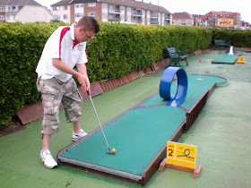Mini Golf at the Greensward Cafe in Clacton-on-Sea, Essex
