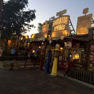 cars land at night 