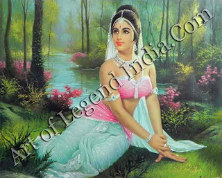 Shakuntala Waiting for Her Beloved