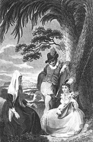 Illustration from The Mysteries of Udolpho  (1806 edition)