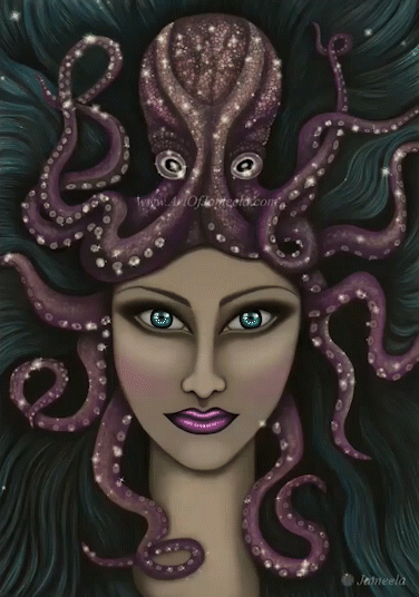 Digital Painting titled Siren by Jameela