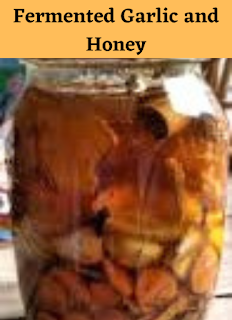 Fermented garlic and honey can be used as a home remedy for colds, flu, and other illnesses.