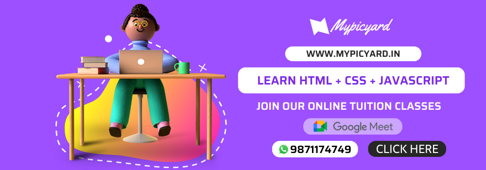 html css javascript online course and tuition classes