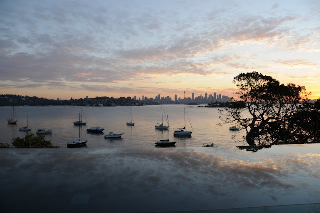 Harbour view from the swimming pool