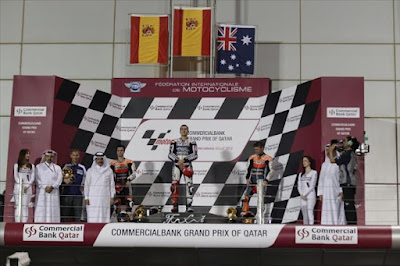 Jorge Lorenzo Podium Losail 2012