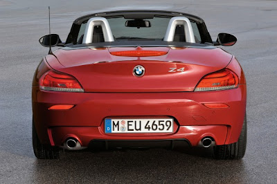 2011 BMW Z4 sDrive35is Red Rear View
