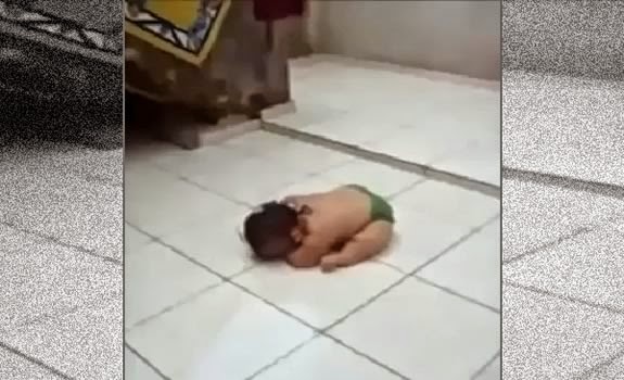 This Baby was Sleeping Until When the Beat Drops. Extremely Funny! Watch this!