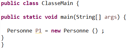 programmation orientée objet en JAVA