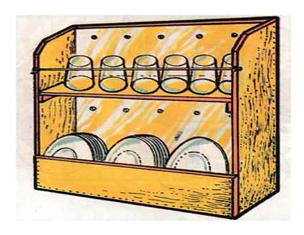 Cara Membuat Rak  Piring  dari Kayu Minimalis