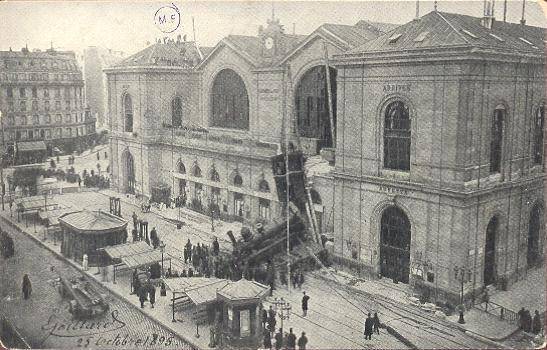 El descarrilamiento de Montparnasse en 1895