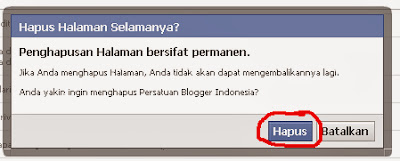 Cara Menghapus Halaman di Facebook