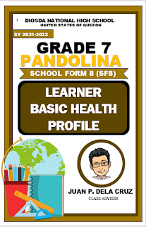 School Form 8-| Learner Basic Health Profile | Cover Page  FREE DOWNLOAD