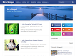 [Premium] Template Blogger Biru Simpel (Responsive SEO)