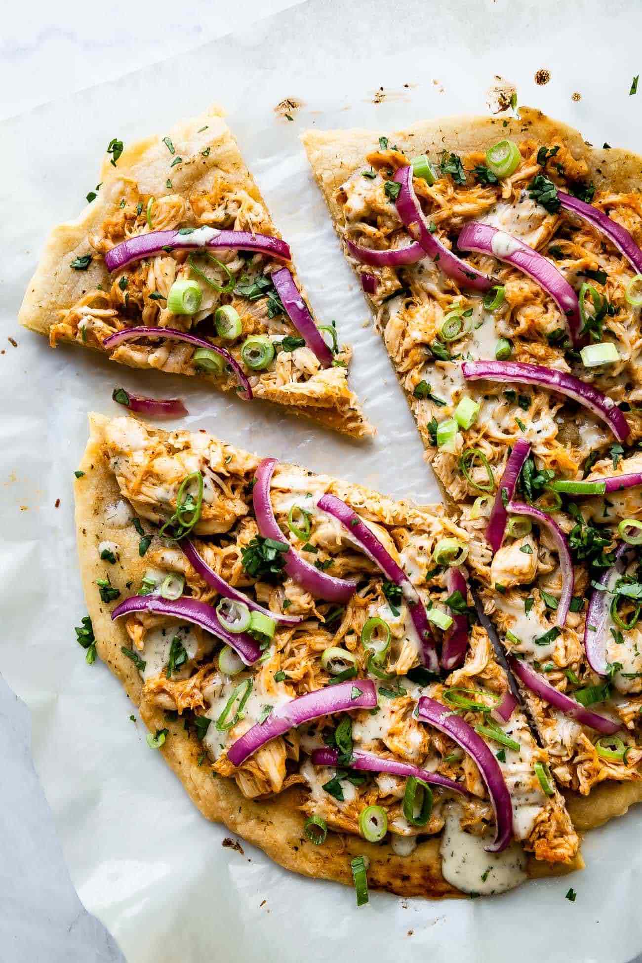 Paleo Buffalo Chicken Pizza | Photo Courtesy of The Movement Menu