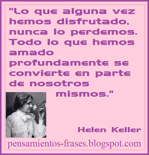 frases de Helen Keller