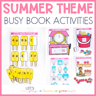 Summer Theme Busy Book