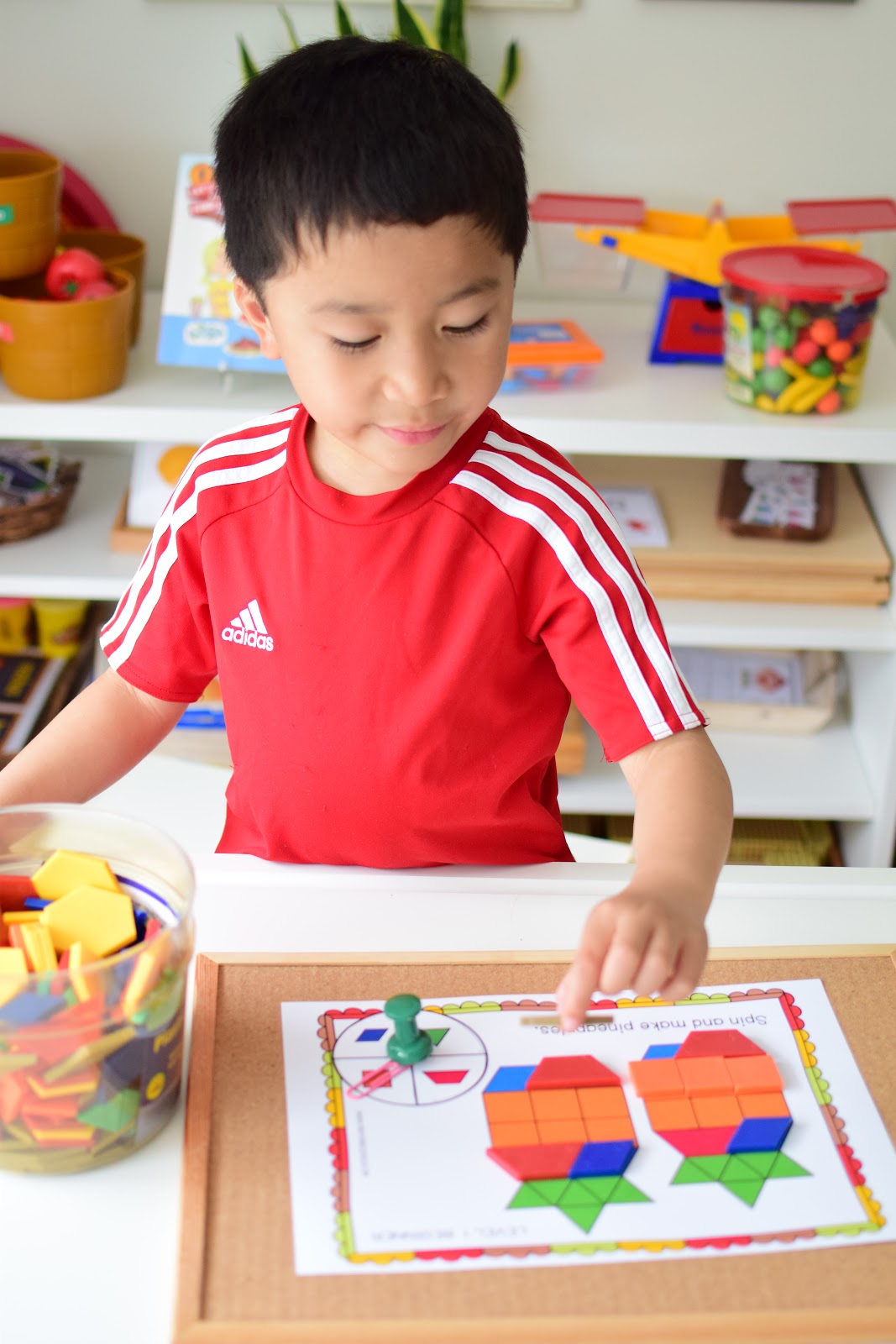 Learning About Food and Nutrition: Patterning Blocks