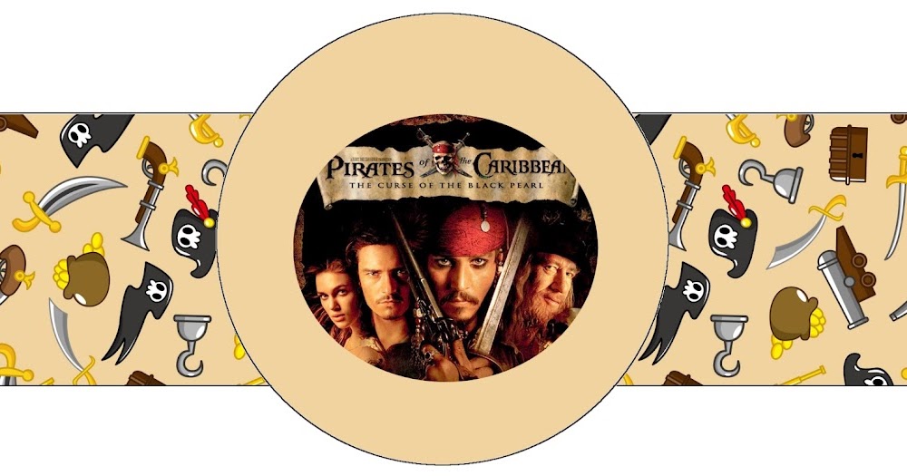 Pirates of the Caribbean: Free Party Printables, Images and Papers
